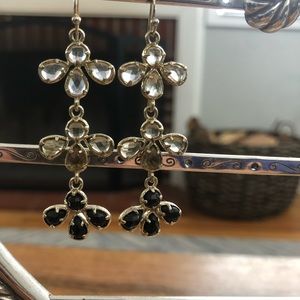 Kendra Scott Gold/multi color neutral earrings